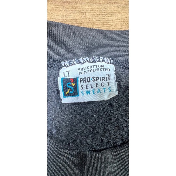 Pro Spirit Select Sweats Black Crewneck Long Sleeve Sweatshirt LT Lg - Picture 4 of 7